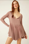 Free People Clover Babydoll in Antique Oak