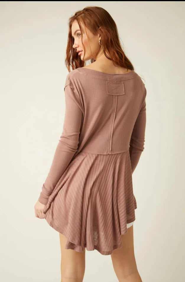 Free People Clover Babydoll in Antique Oak