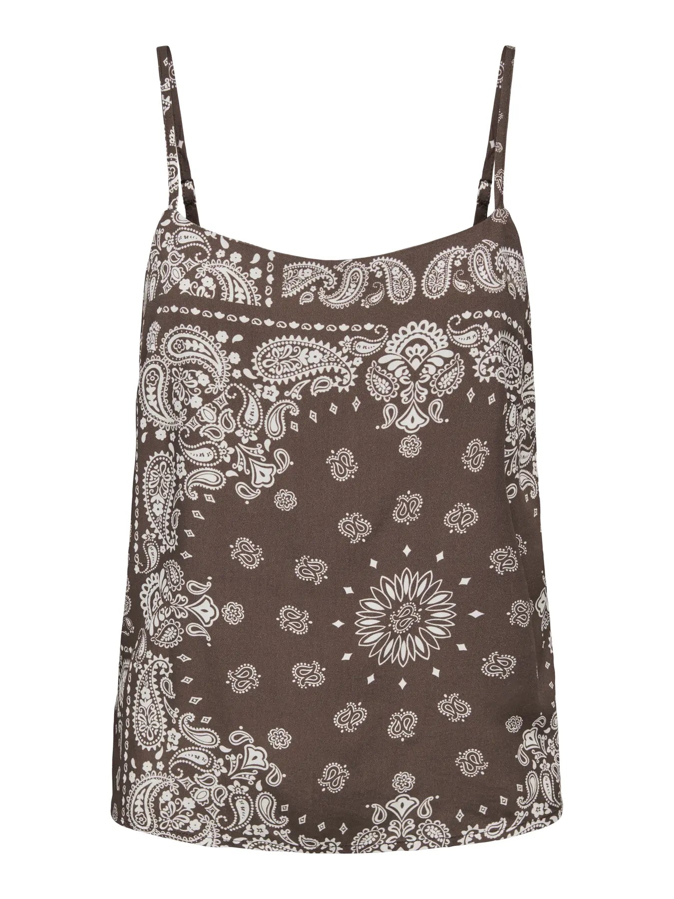 Only Bandana Top Chocolate Mousse