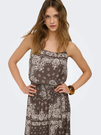 Only Bandana Top Chocolate Mousse