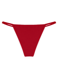 Huha Mineral Undie String Thong in Red