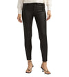 Silver Jeans Isbister Skinny Coated Shine Black