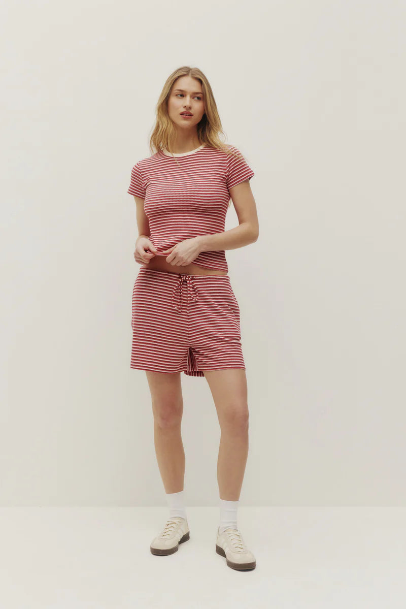 Kuwalla Tee Yasmine Red Stripe Tee