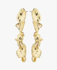 Pilgrim Pulse Gold Plated Earrings