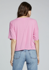 Saltwater Luxe Crew Neck Tee in Party Pink