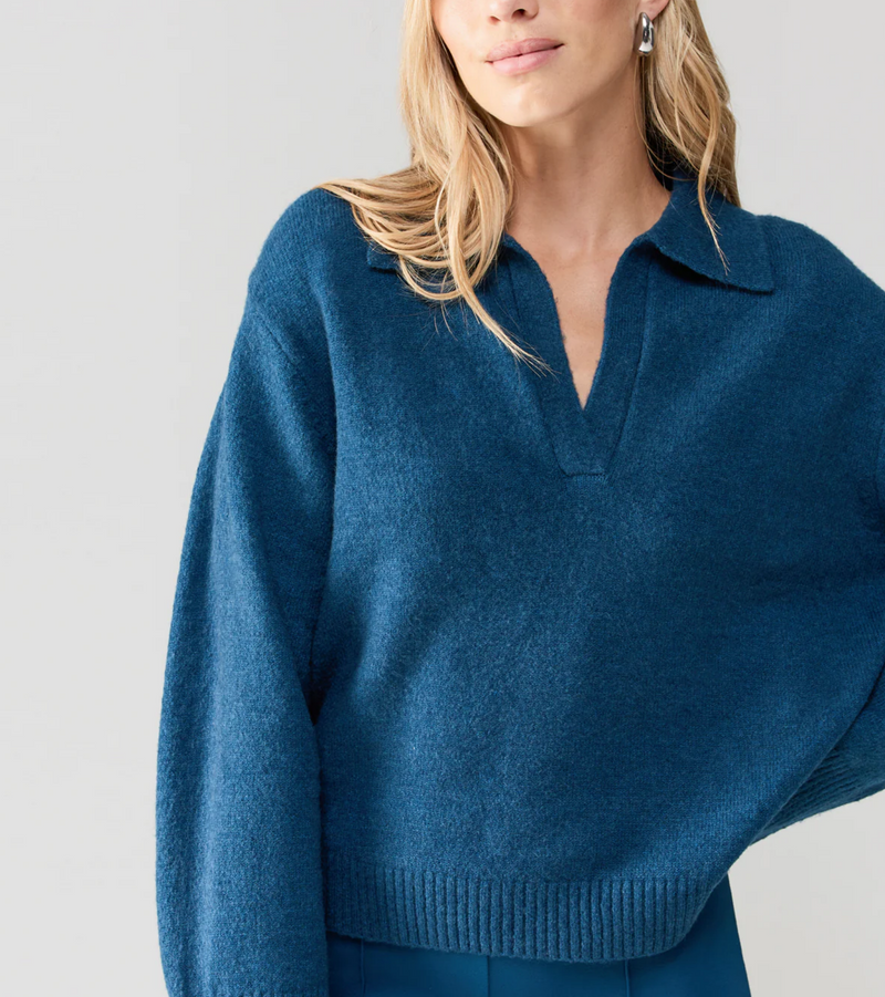 Sanctuary Johnny Sweater in Blue Jewel