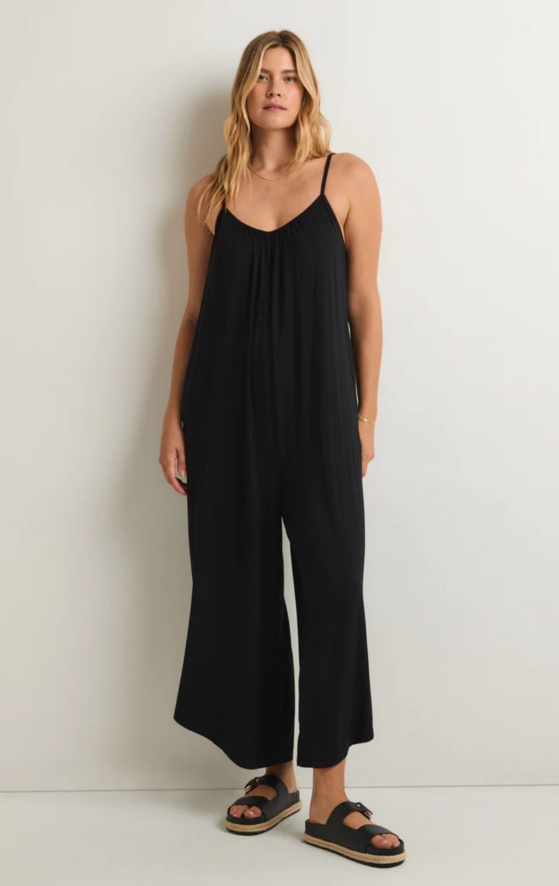 Z Supply The Flared Jumpsuit in Black