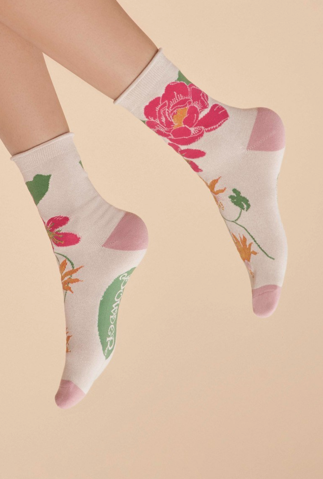 Powder Roll Cuff Socks + Colours