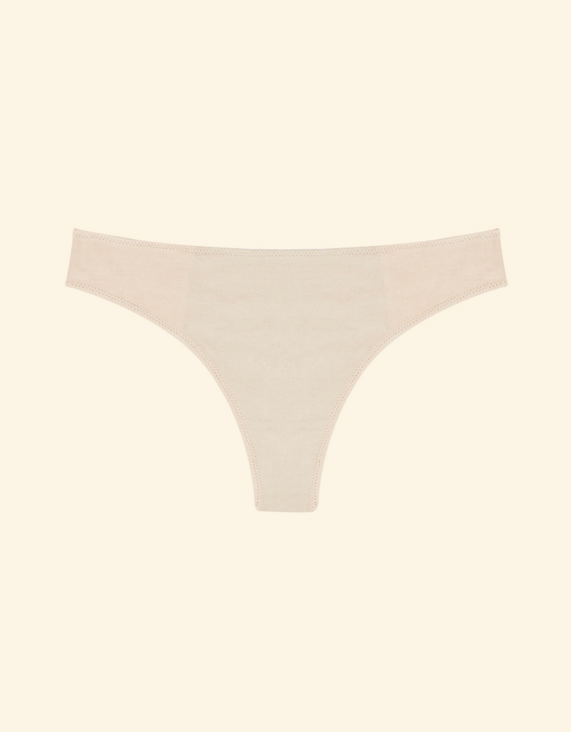 HuHa Low Profile Thong in Beige