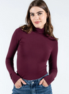 Bamboo Shorter Length Turtleneck