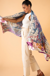 Powder Forest Party Satin Print Scarf