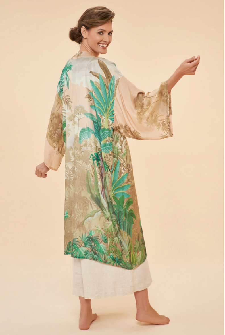 Powder Oasis Coconut Kimono Gown