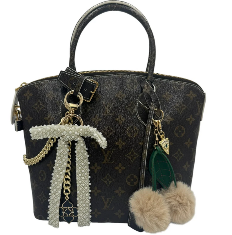 Jane Brand Cream Cherries Bag Charm