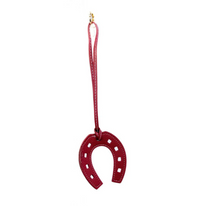 Jane Brand Faux Leather Horse Shoe Bag Charm