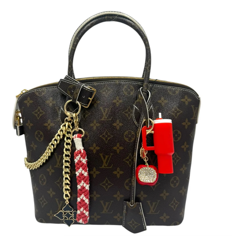 Jane the Brand Red Tumbler Bag Charm