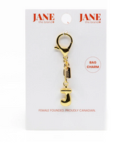 Jane Brand Bag Charm Bubble Letter