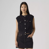 Levi's 90s Collarless Black Vest