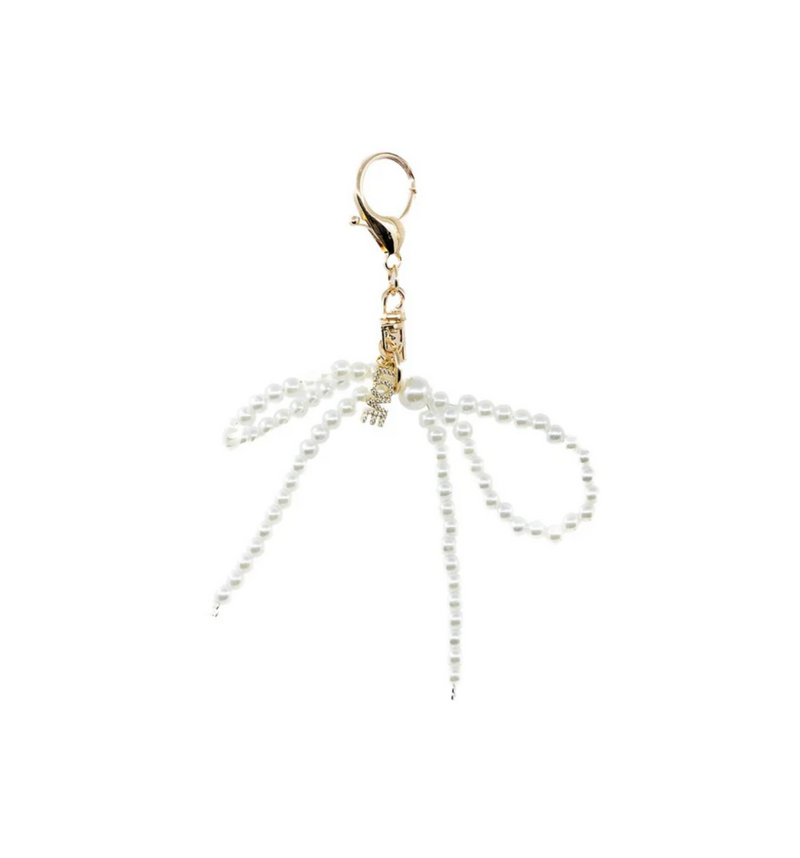 Jane Brand Pearl Bow Black or White