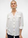 Vero Moda Bumpy White Blouse