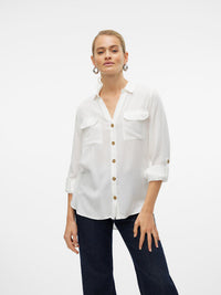 Vero Moda Bumpy White Blouse