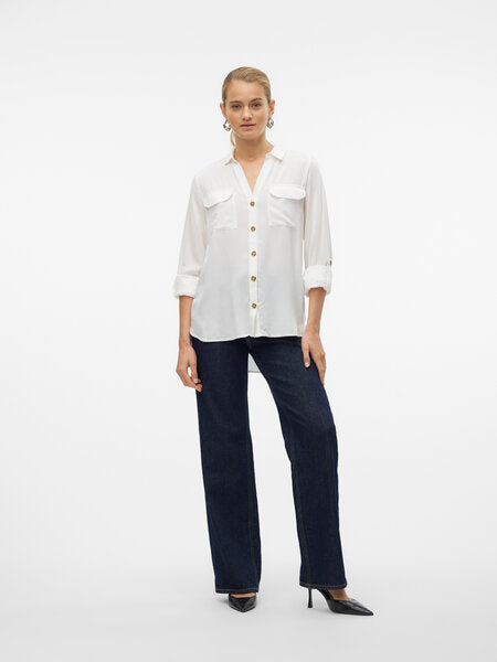 Vero Moda Bumpy White Blouse