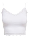 Only Vicky Lace Cropped Top Bra