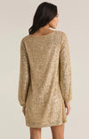 Z Supply Andromeda Champagne Sequin Mini Dress