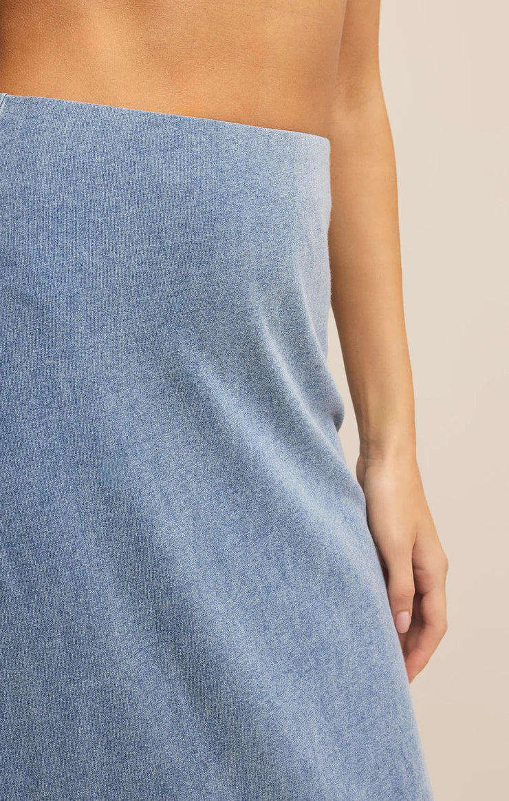 Z Supply Gail Skirt in Indigo