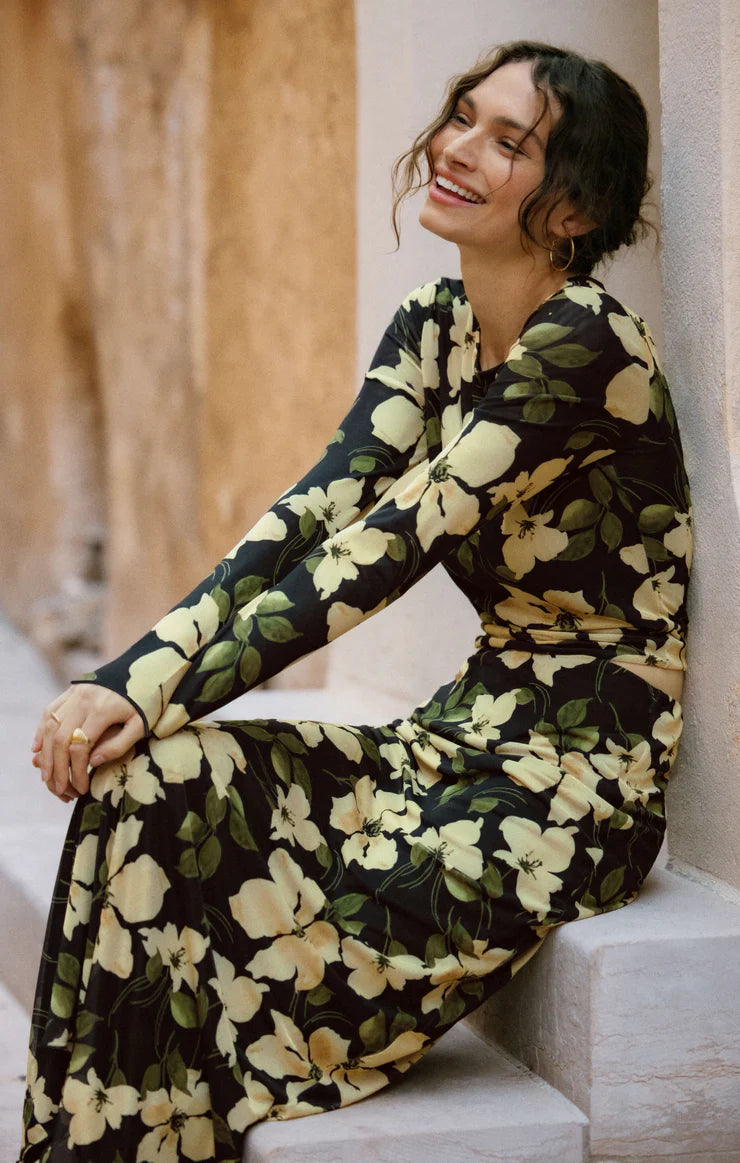 Z Supply Eda Ren Floral Maxi Skirt