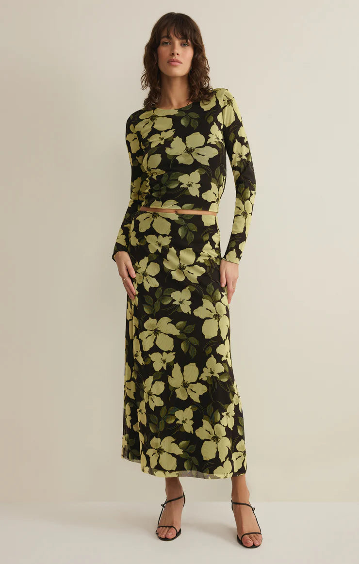 Z Supply Eda Ren Floral Maxi Skirt