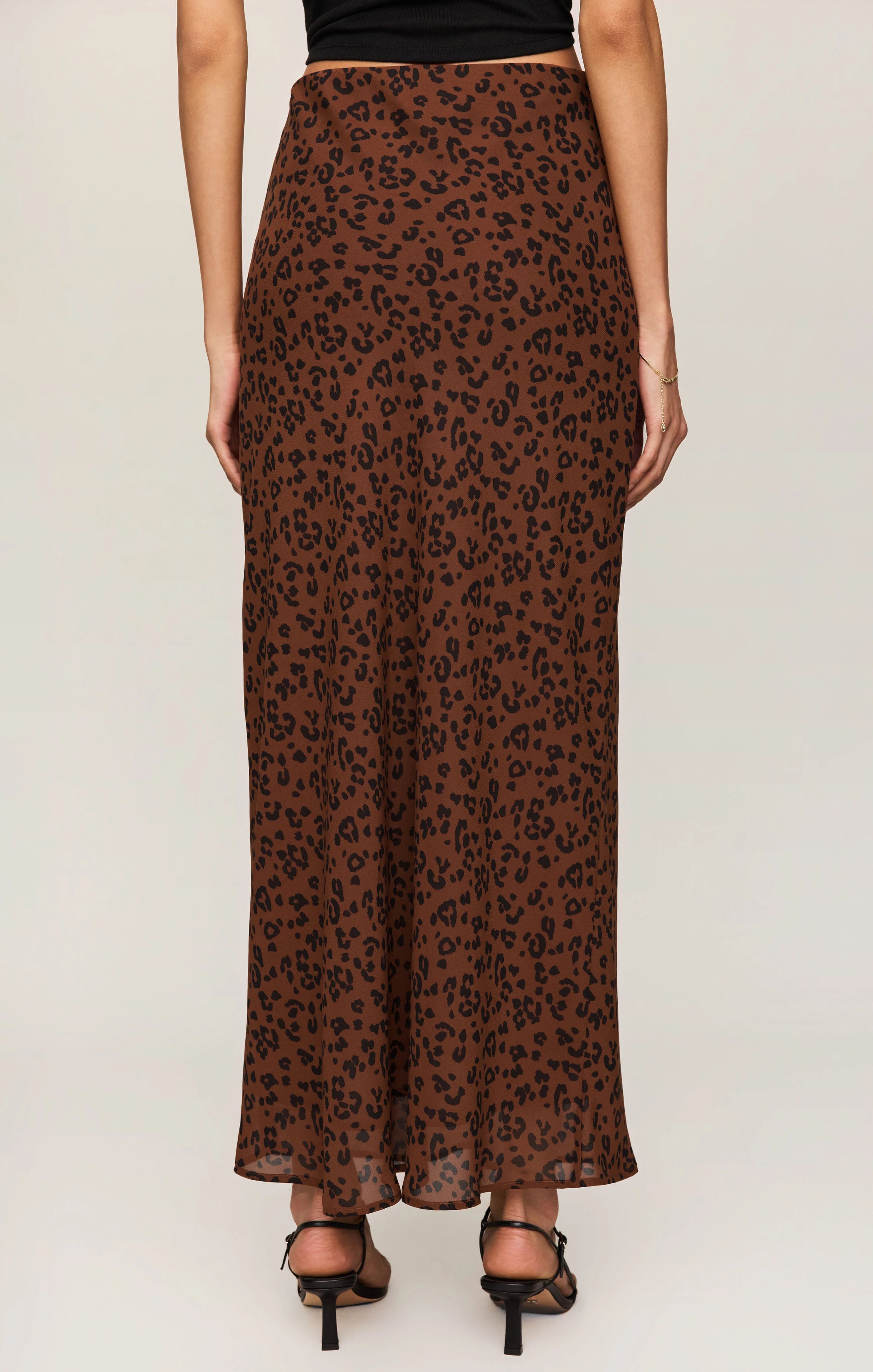 Z Supply Europa Leopard Skirt - Burnt Umber