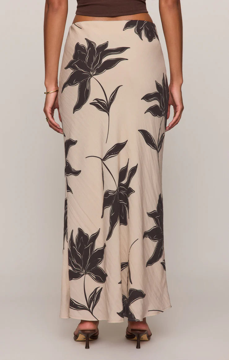 Z Supply Europa Clem Floral Skirt - Soft Ecru