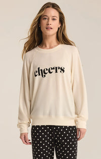 Z Supply Cheers Brushed Fleece Jammie Set