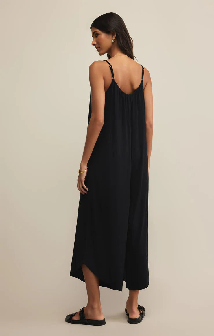Z Supply Flared Jumpsuit Black