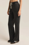 Z Supply Hunter Knit Denim Pant in Vintage Black