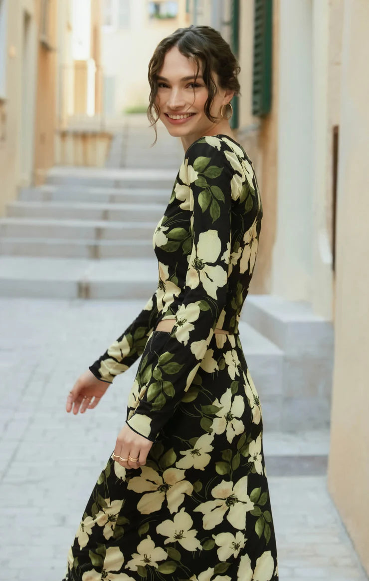 Z Supply Tasha Ren Mesh Floral Top – Freyja | Kootenay Boutique