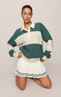 Z Supply Study Break Polo Sweatshirt