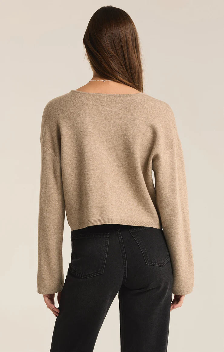 Z Supply Estelle Cardigan in Oatmeal Heather