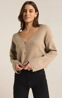 Z Supply Estelle Cardigan in Oatmeal Heather