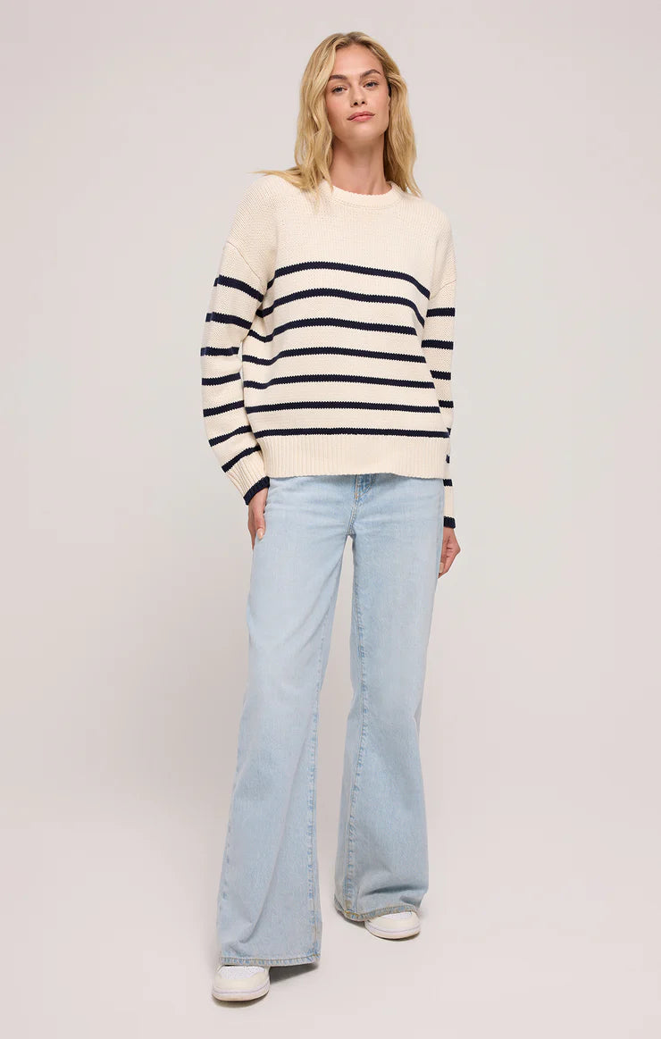 Z Supply Boyfriend Stripe Sweater