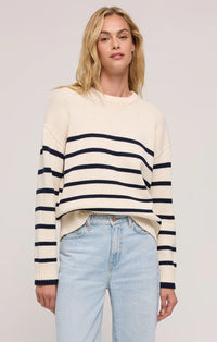 Z Supply Boyfriend Stripe Sweater