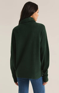 Z Supply Richie Turtleneck Sweater in Green