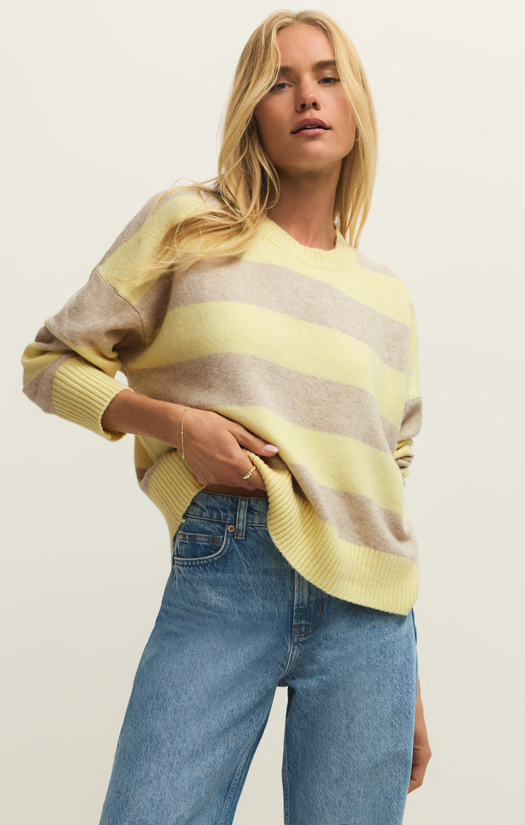 Z Supply Cirrus Strippe Sweater