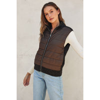 Freyja Chocolate Sherpa Vest