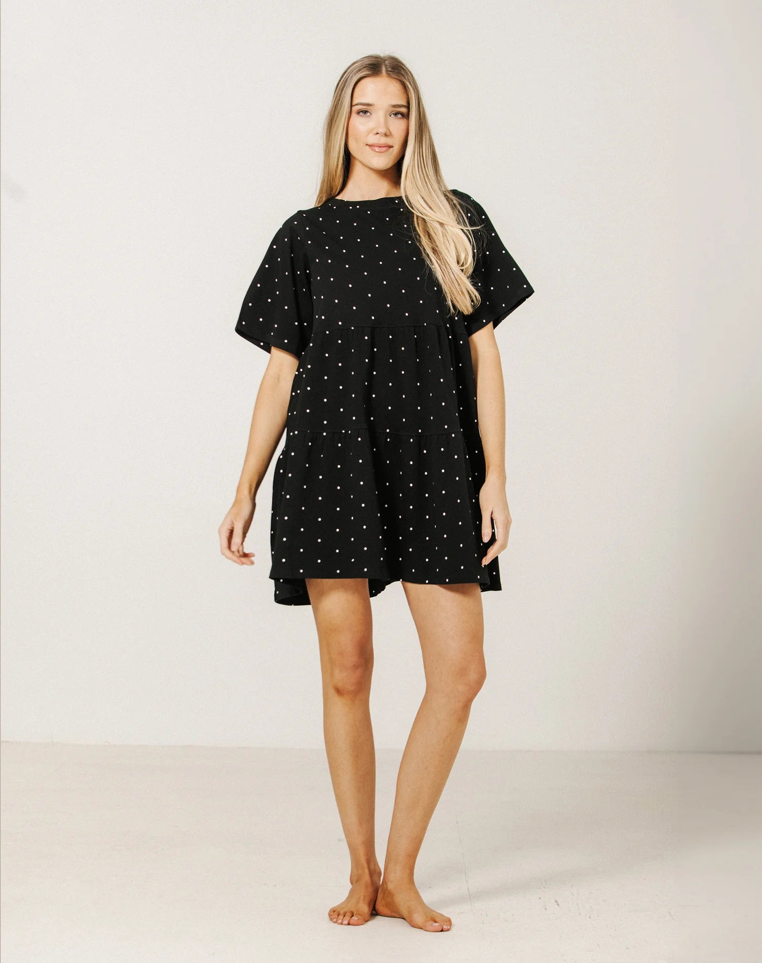 Brunette the Label Tiered Dress