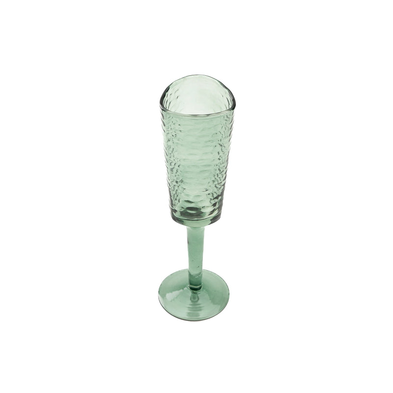 Nina Wine Glass in Sea Green