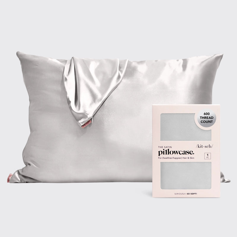 Kitsch Silk Pillow Case in Size Standard + colours