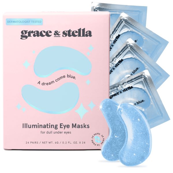 Grace & Stella Blue Illuminating Under Eye Mask