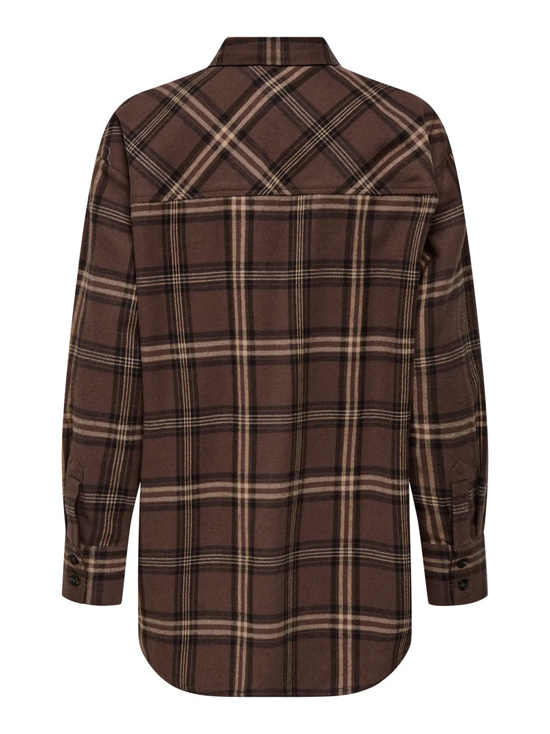 Only Julianna Check Loose Top