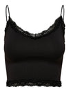 Only Vicky Lace Cropped Top Bra